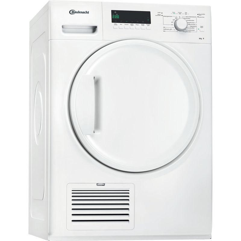 Bauknecht-Trockner-TK-Plus-8BBW-Weiss-Perspective