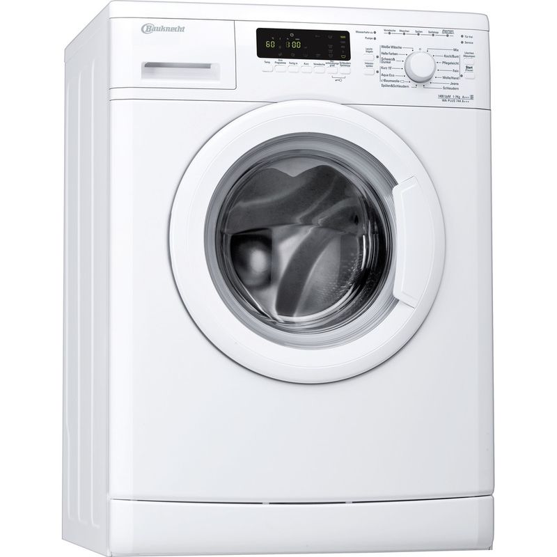 Bauknecht-Waschmaschine-Standgerat-WA-PLUS-744-A----Weiss-Frontlader-A----Perspective