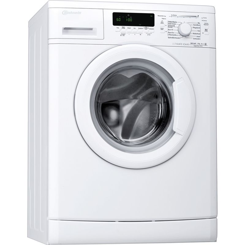 Bauknecht-Waschmaschine-Standgerat-Super-Eco-7415-Weiss-Frontlader-A----Perspective