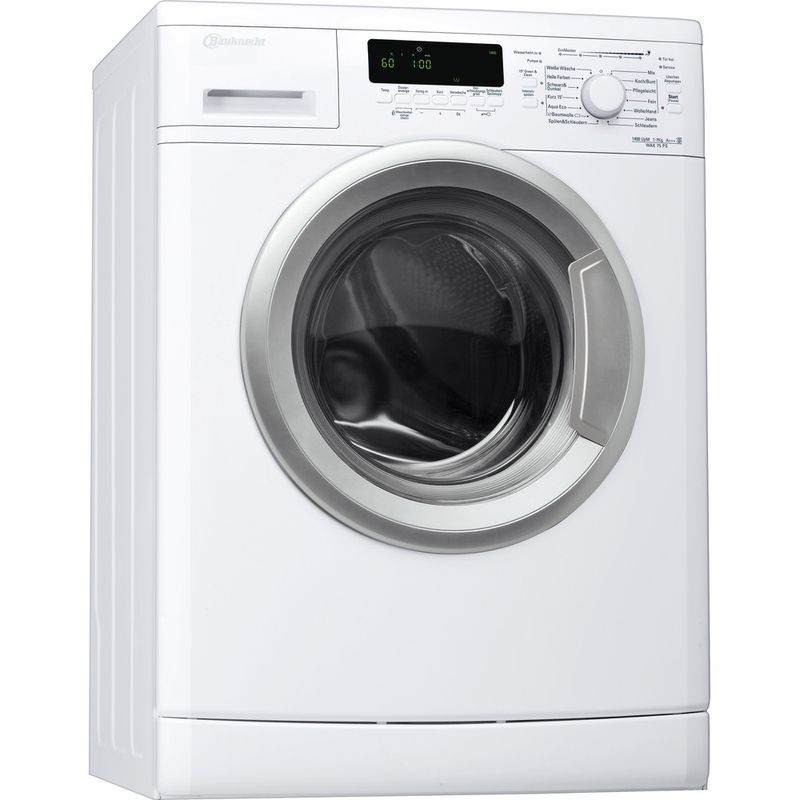 Bauknecht-Waschmaschine-Standgerat-WAK-75-PS-Weiss-Frontlader-A----Perspective