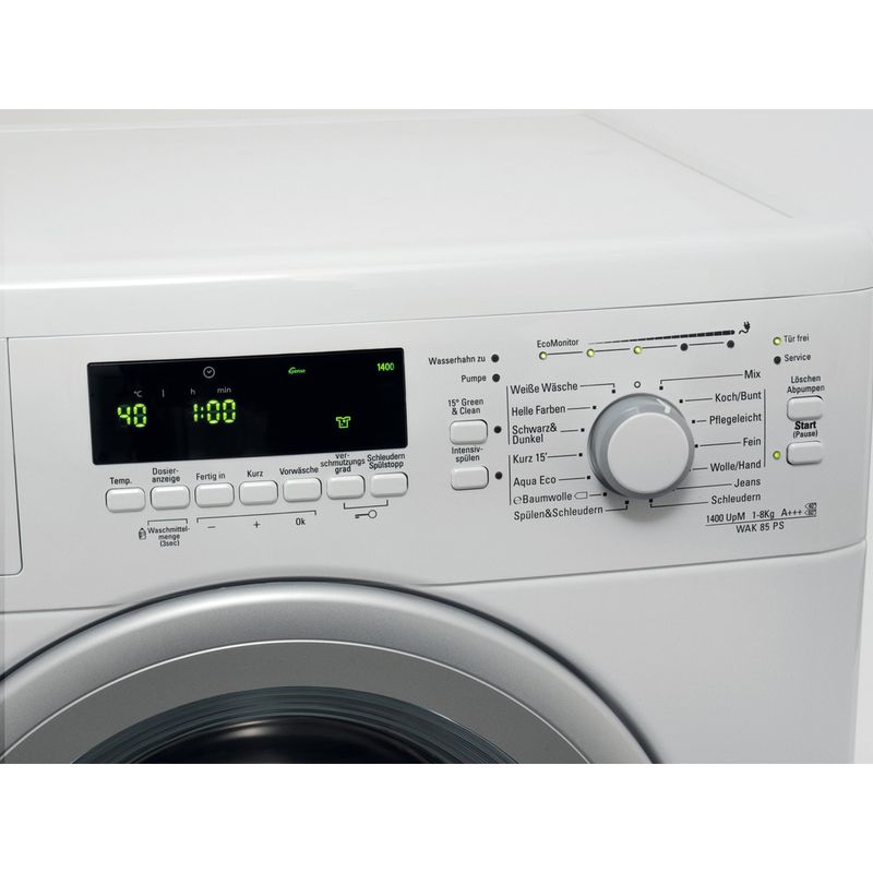 Bauknecht-Waschmaschine-Standgerat-WAK-85-PS-Weiss-Frontlader-A----Lifestyle-control-panel