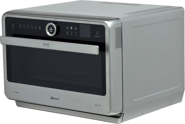 Bauknecht Mikrowelle Standgerät MW 179 IN Edelstahl Elektronisch 33 Kombinationsbetrieb mit Mikrowelle 1000 Perspective