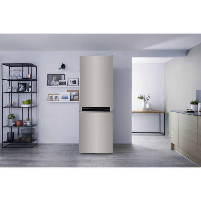 Bauknecht-Kuhl----Gefrierkombination-Standgerat-KGE-336-A----IN-Optic-Inox-2-doors-Lifestyle-frontal