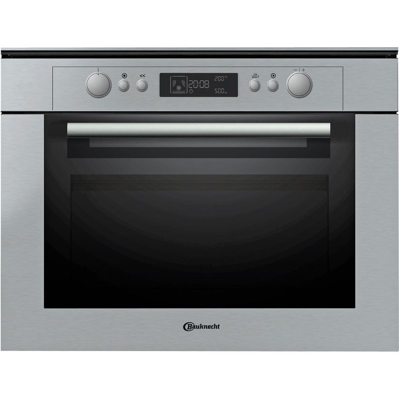 Bauknecht-Mikrowelle-Einbaugerat-EMCHE-8245-PT-Edelstahl-Elektronisch-40-Kombinationsbetrieb-mit-Mikrowelle-900-Frontal