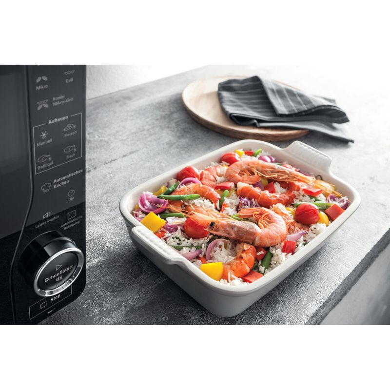 Bauknecht-Mikrowelle-Standgerat-MW-421-SL-Silber-Elektronisch-25-Mikrowelle-Grill-800-Food
