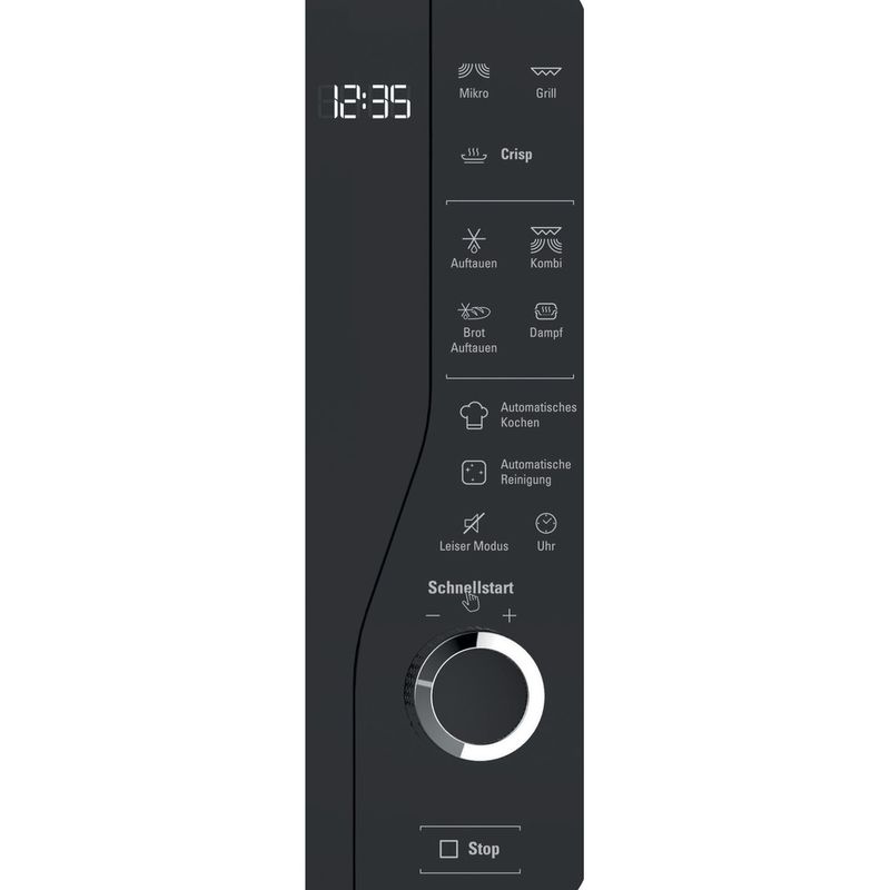 Bauknecht-Mikrowelle-Standgerat-MW-427-SL-Silber-Elektronisch-25-Mikrowelle-Grill-800-Control-panel