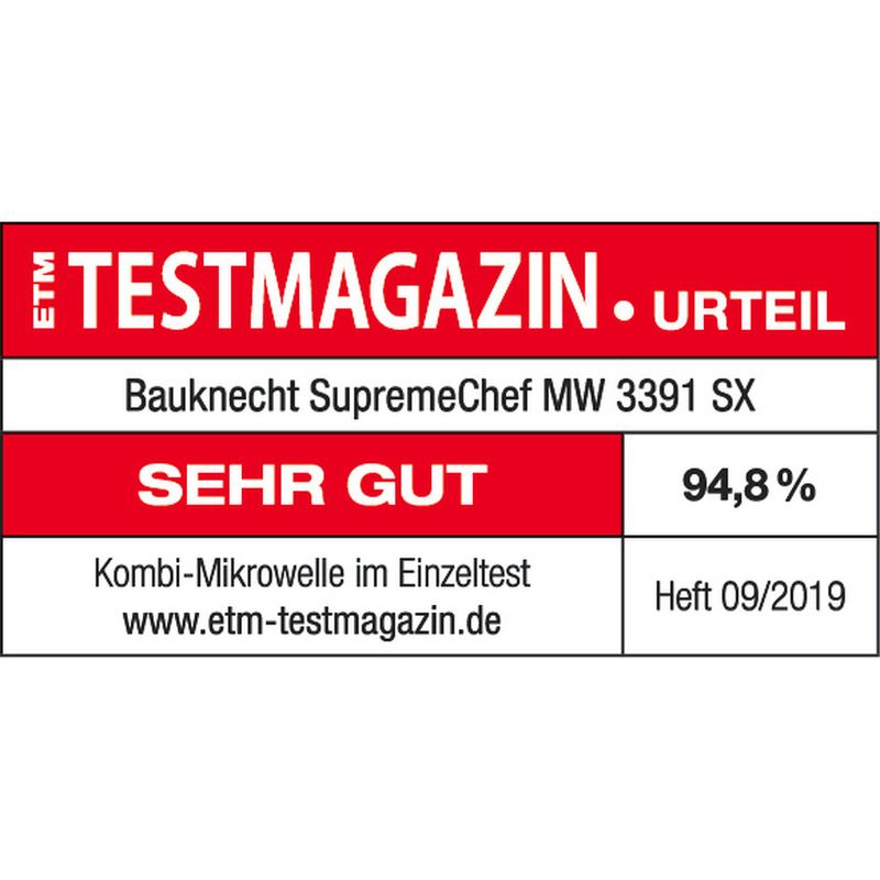Bauknecht-Mikrowelle-Standgerat-MW-3391-SX-Edelstahloptik-Elektronisch-33-Kombinationsbetrieb-mit-Mikrowelle-1000-Award