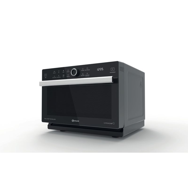Bauknecht-Mikrowelle-Standgerat-MW-339-SB-Silber-Elektronisch-33-Kombinationsbetrieb-mit-Mikrowelle-900-Perspective