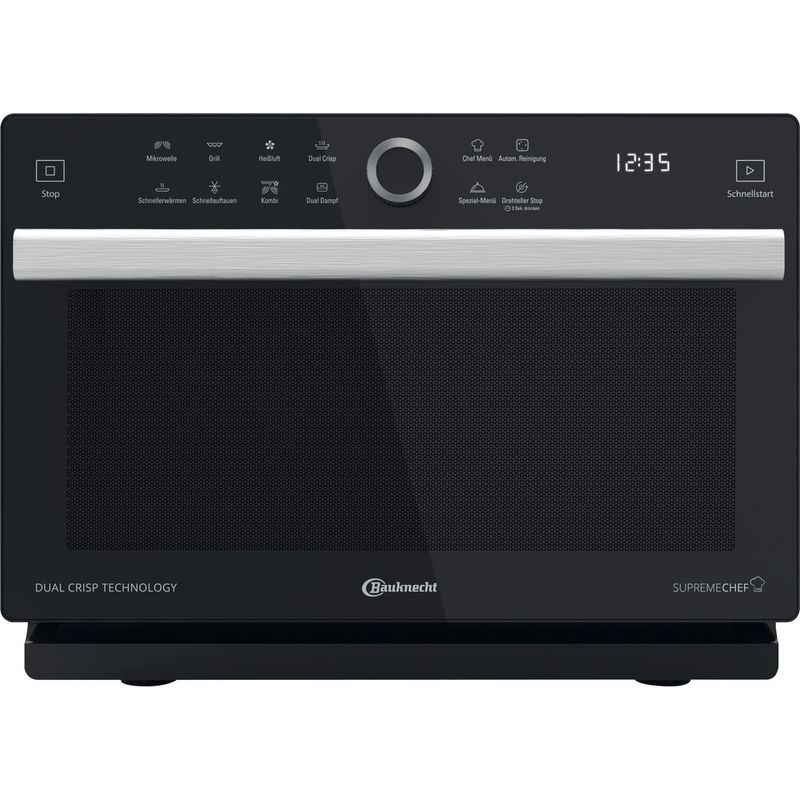 Bauknecht-Mikrowelle-Standgerat-MW-339-SB-Silber-Elektronisch-33-Kombinationsbetrieb-mit-Mikrowelle-900-Frontal