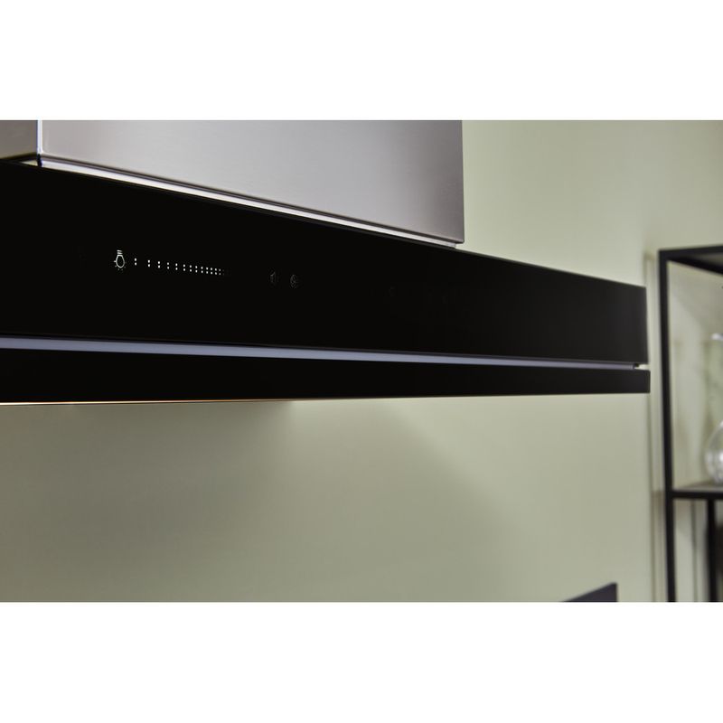 Bauknecht-Dunstabzugshauben-Einbaugerat-BHSS-90F-L-T-B-K-Schwarz-Wandmontage-Elektronisch-Lifestyle-control-panel