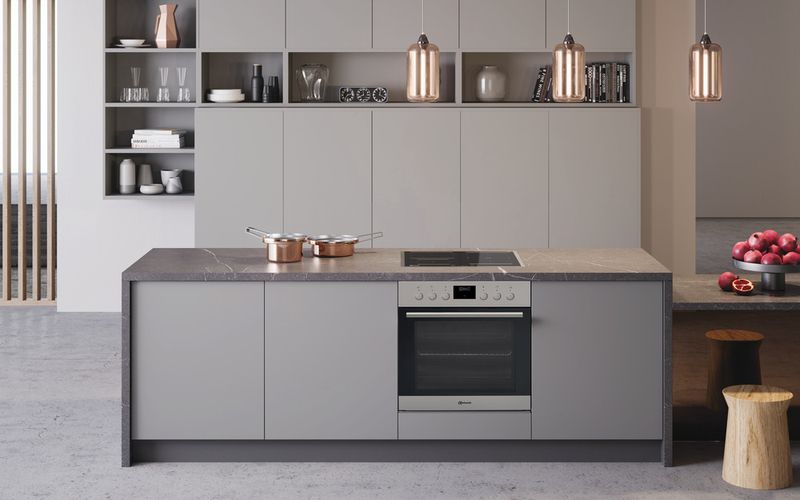Bauknecht Einbauherd/Backofen Einbaugerät HIR4 EP8V PT Elektrisch A+ Lifestyle frontal