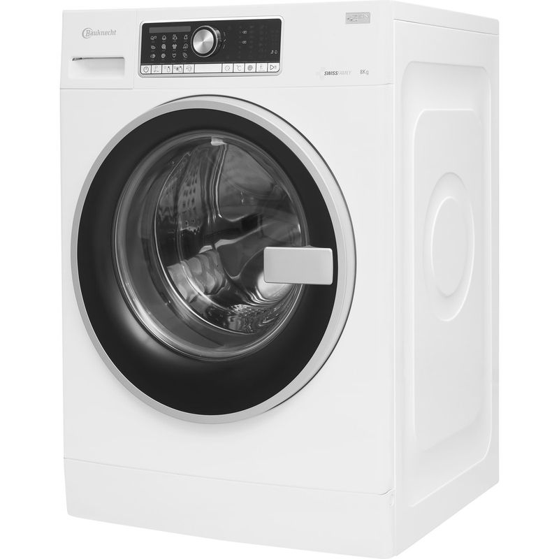 Bauknecht-Waschmaschine-Standgerat-WM-AutoDos814ZEN-Weiss-Frontlader-A----Perspective