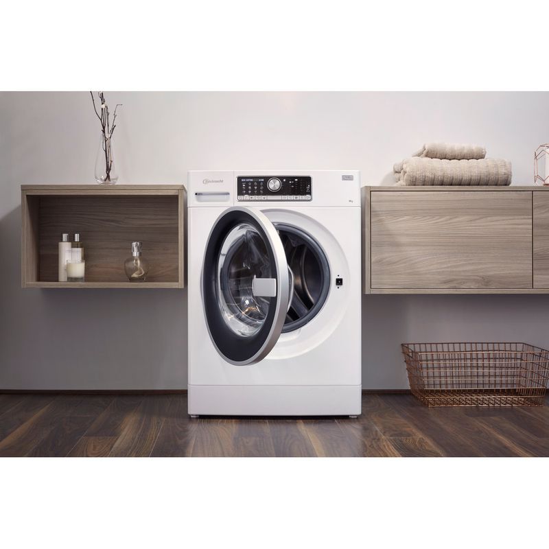 Bauknecht-Waschmaschine-Standgerat-WM-AutoDos-9-ZEN-Weiss-Frontlader-A----Lifestyle-frontal-open