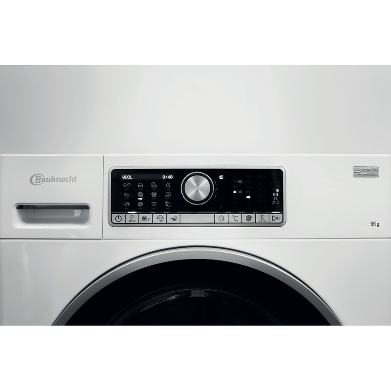 Bauknecht-Waschmaschine-Standgerat-WM-AutoDos-9-ZEN-Weiss-Frontlader-A----Control-panel