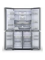 Bauknecht-Side-by-Side-Standgerat-BQ9I-MO1L-Inox-Look-Frontal-open