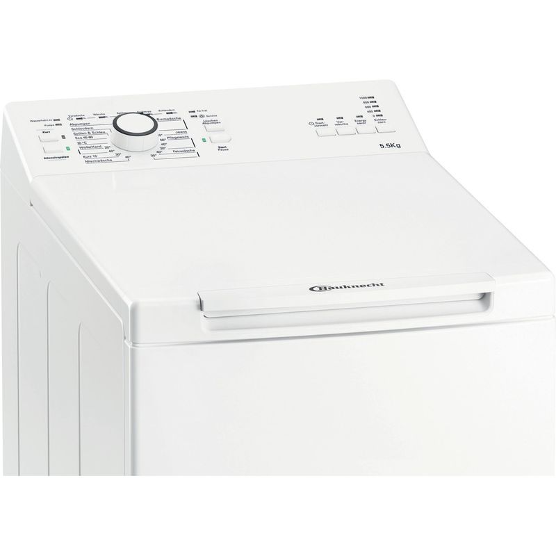 Bauknecht-Waschmaschine-Standgerat-WAT-Eco-5510-N-Weiss-Toplader-E-Control-panel
