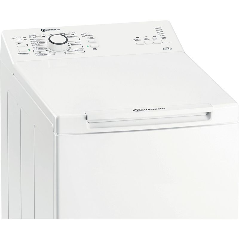 Bauknecht-Waschmaschine-Standgerat-WAT-Prime-550-SD-N-Weiss-Toplader-E-Control-panel