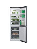 Bauknecht-Kuhl----Gefrierkombination-Standgerat-KGNF-183EX-IN-Optic-Inox-2-doors-Frontal-open