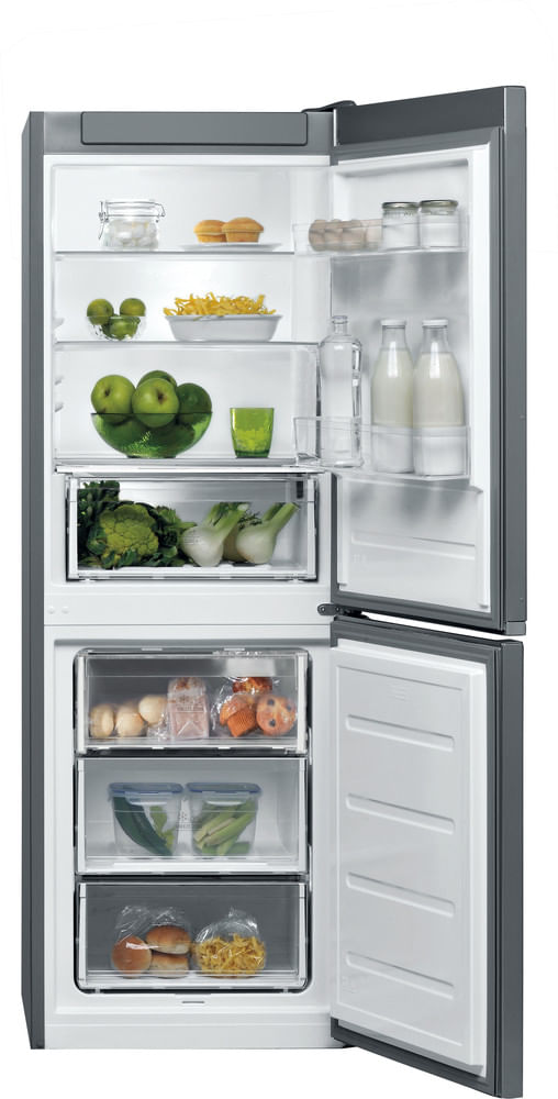 Bauknecht Kühl- / Gefrierkombination Standgerät KG StopFrost 172 IN 2 Optic Inox 2 doors Frontal open