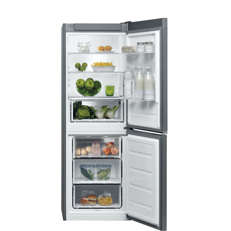 Bauknecht Kühl- / Gefrierkombination Standgerät KG StopFrost 172 IN 2 Optic Inox 2 doors Frontal open