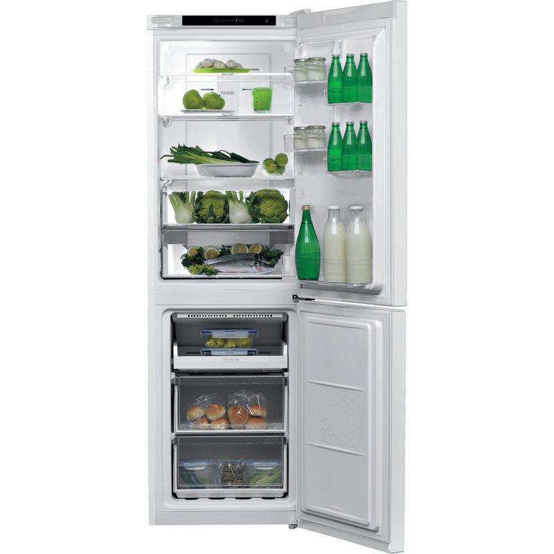 Bauknecht-Kuhl----Gefrierkombination-Standgerat-KGNF-182-WS-Weiss-2-doors-Frontal-open