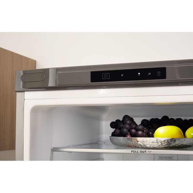 Bauknecht-Kuhl----Gefrierkombination-Standgerat-KGN-2020-IN-Optic-Inox-2-doors-Lifestyle-control-panel