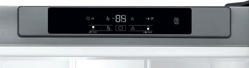 Bauknecht-Kuhl----Gefrierkombination-Standgerat-KGSF-203G-IN-Optic-Inox-2-doors-Control-panel