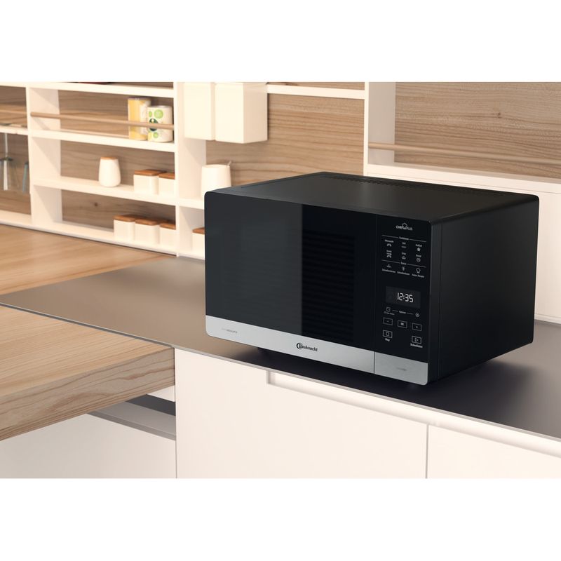 Bauknecht Mikrowelle Standgerät MW 59 MB Schwarz Elektronisch 25 Kombinationsbetrieb mit Mikrowelle 800 Lifestyle perspective
