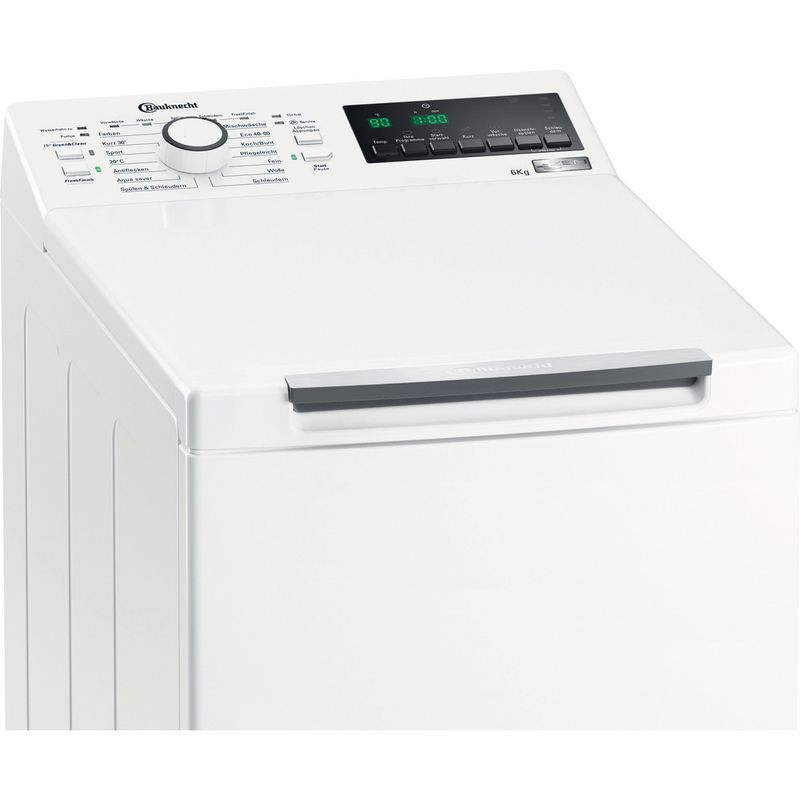 Bauknecht-Waschmaschine-Standgerat-WMT-EcoStar-6Z-BW-N-Weiss-Toplader-C-Control-panel