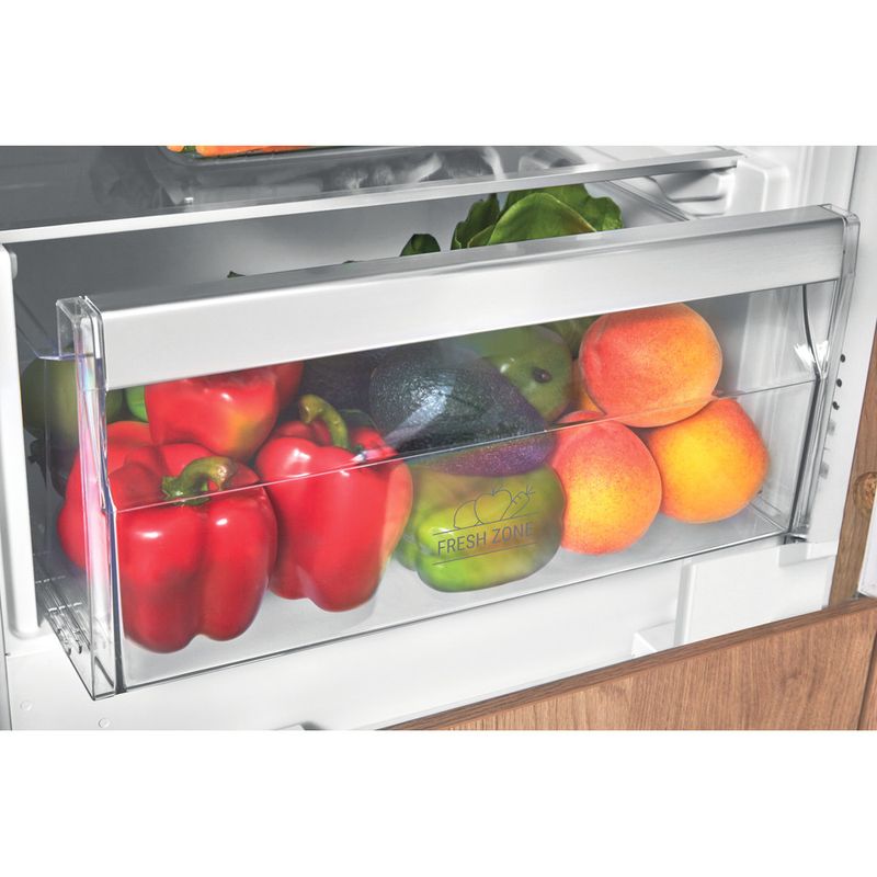 Bauknecht Kühl- / Gefrierkombination Einbaugerät KGIS 20F2 P Weiss 2 doors Drawer
