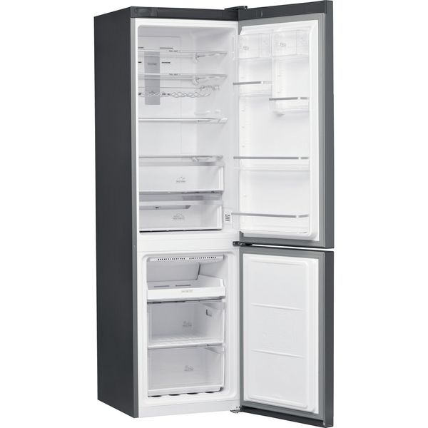 Bauknecht-Kuhl----Gefrierkombination-Standgerat-KGN-2030D-IN-Optic-Inox-2-doors-Perspective-open