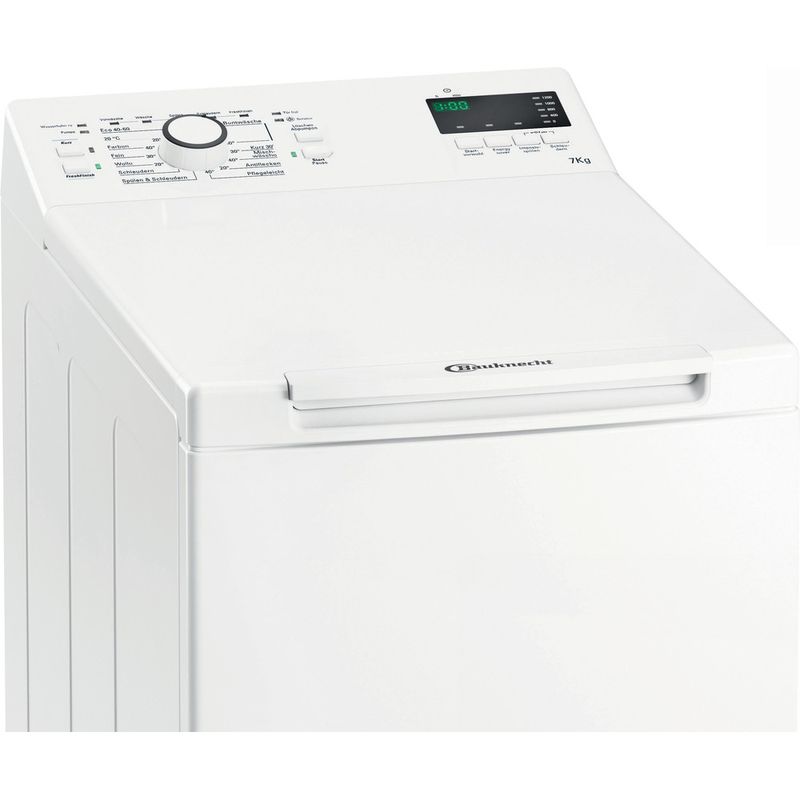 Bauknecht-Waschmaschine-Standgerat-WMT-EcoStar-732-Di-N-Weiss-Toplader-E-Control-panel