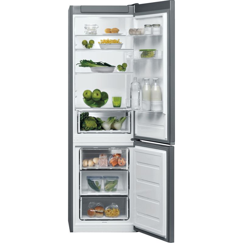 Bauknecht Kühl- / Gefrierkombination Standgerät KG StopFrost 202 IN 2 Optic Inox 2 doors Frontal open