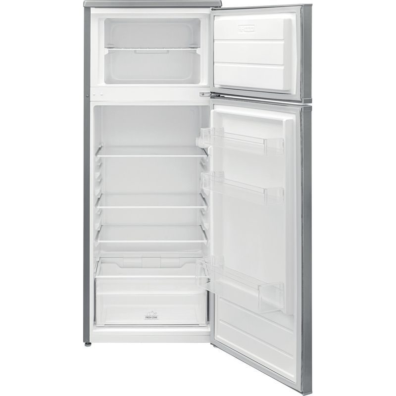 Bauknecht-Kuhl----Gefrierkombination-Standgerat-KDA-1420-S-2-Silber-2-doors-Frontal-open