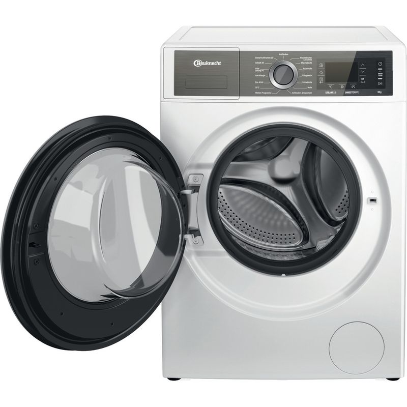 Bauknecht-Waschmaschine-Standgerat-B6-W845WB-DE-Weiss-Frontlader-B-Frontal-open