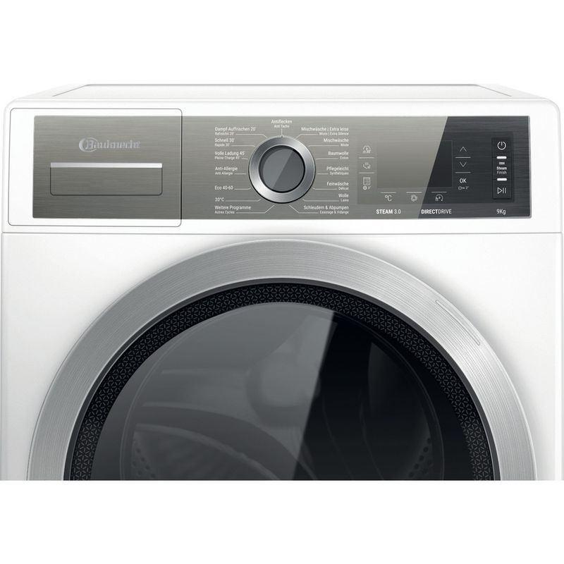 Bauknecht-Waschmaschine-Standgerat-B6-W845WB-DE-Weiss-Frontlader-B-Control-panel