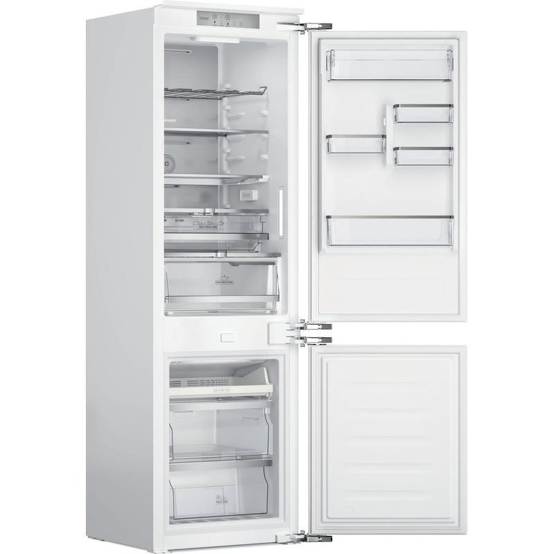 Bauknecht-Kuhl----Gefrierkombination-Einbaugerat-KGITN-18F3-MA-Weiss-2-doors-Perspective-open