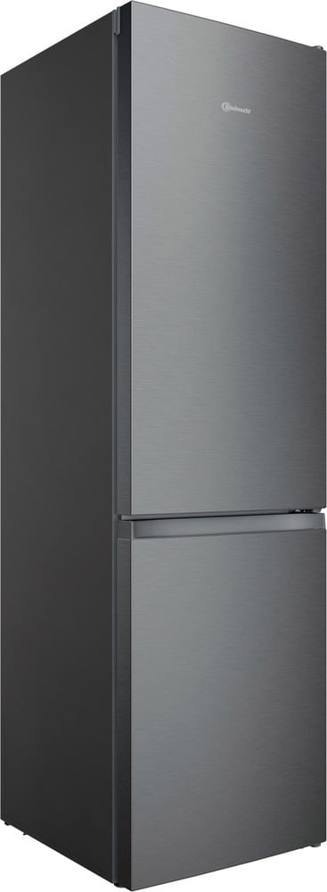 Bauknecht-Kuhl----Gefrierkombination-Standgerat-KGN-20E2IN-Saturn-Steel-2-doors-Perspective