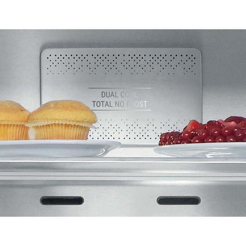 Bauknecht Kühl- / Gefrierkombination Standgerät KGDNF 20C GDSX Black/Inox 2 doors Filter