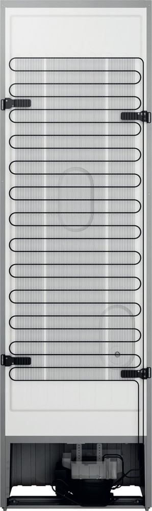 Bauknecht Kühl- / Gefrierkombination Standgerät KGN 20E2IN Saturn Steel 2 doors Back / Lateral