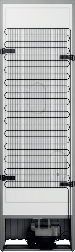 Bauknecht Kühl- / Gefrierkombination Standgerät KGNF 210C2IN Saturn Steel 2 doors Back / Lateral