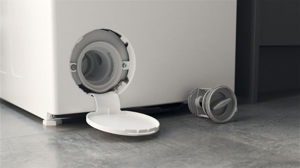 Bauknecht Waschmaschine Standgerät WAT Zen 6B Weiss Toplader B Filter