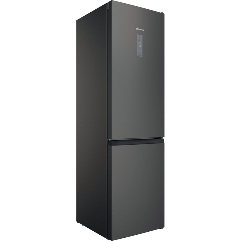 Bauknecht-Kuhl----Gefrierkombination-Standgerat-KGN-20C23SB-Silver-Black-2-doors-Perspective