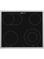 Bauknecht Kochfeld CHR 6642 IN Schwarz Radiant vitroceramic Frontal