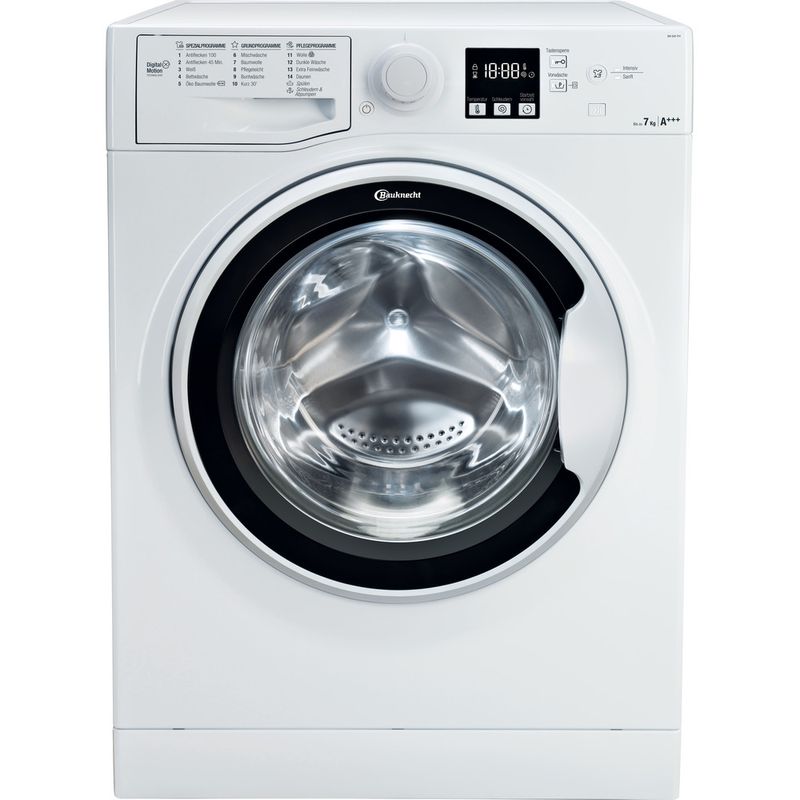 Bauknecht-Waschmaschine-Standgerat-WA-Soft-7F4-Weiss-Frontlader-A----Frontal