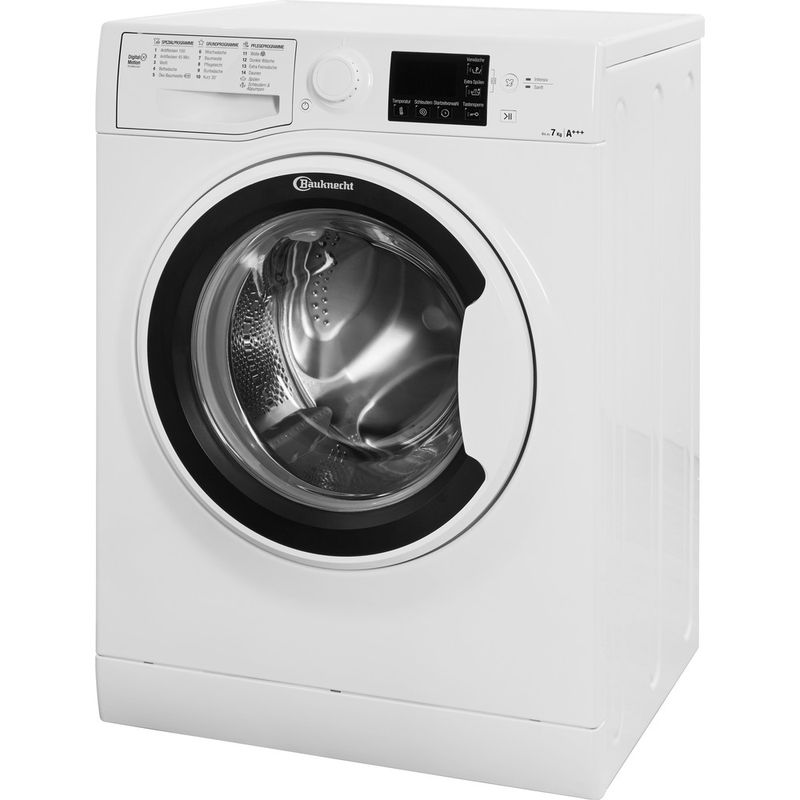 Bauknecht-Waschmaschine-Standgerat-WM-Pure-7G41-Weiss-Frontlader-A----Perspective