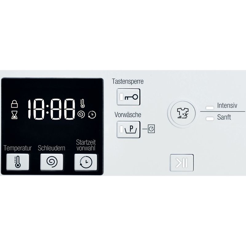 Bauknecht-Waschmaschine-Standgerat-FL-9F4-Weiss-Frontlader-A----Control-panel