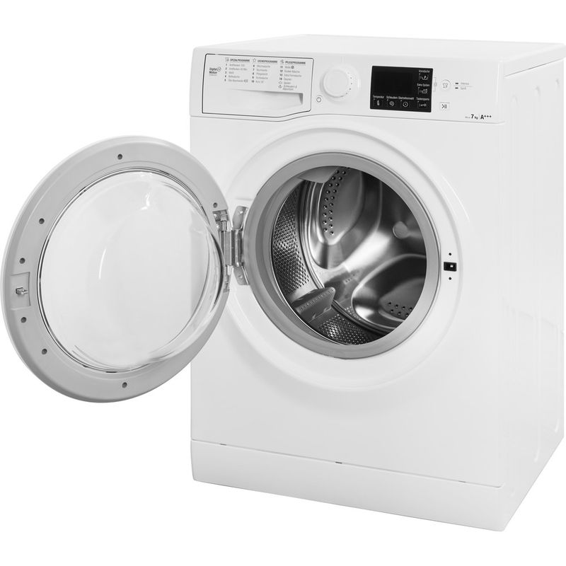Bauknecht-Waschmaschine-Standgerat-WM-Pure-7G41-Weiss-Frontlader-A----Perspective-open