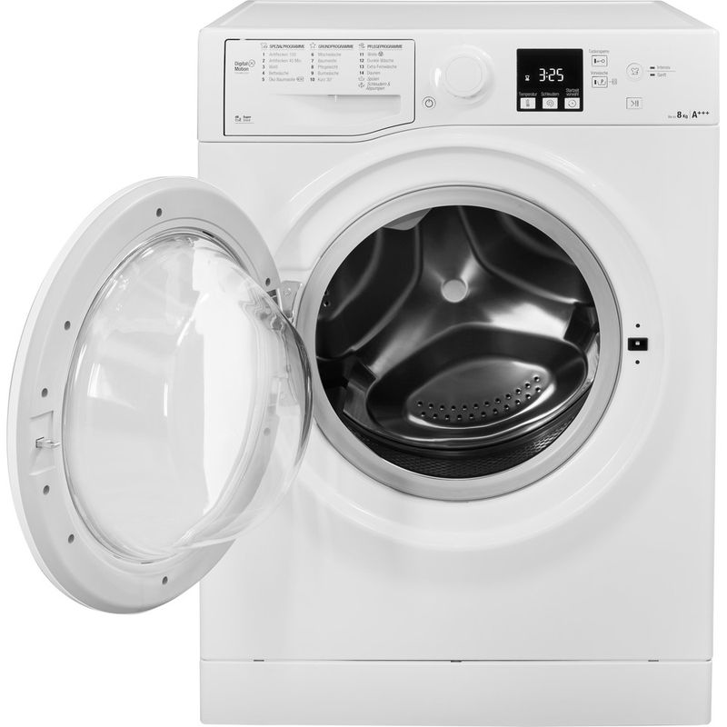 Bauknecht-Waschmaschine-Standgerat-AF-8F4-Weiss-Frontlader-A----Frontal-open