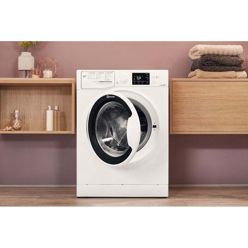 Bauknecht-Waschmaschine-Standgerat-WM-Pure-7G41-Weiss-Frontlader-A----Lifestyle-frontal-open